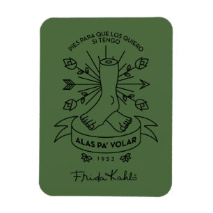 Magnet Flexible Ailes de Frida Kahlo   à voler