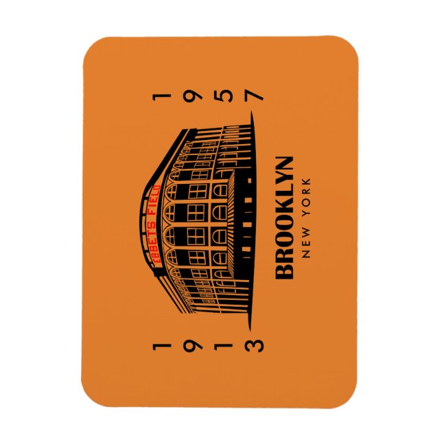 Magnet Flexible Aimant 3x4 'Ebbets Field' (Vertical)