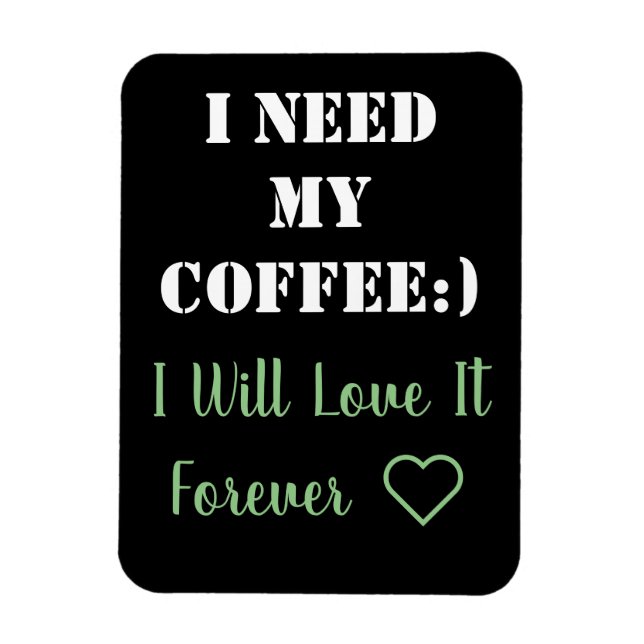 Magnet Flexible Aimant à dire du café (Vertical)