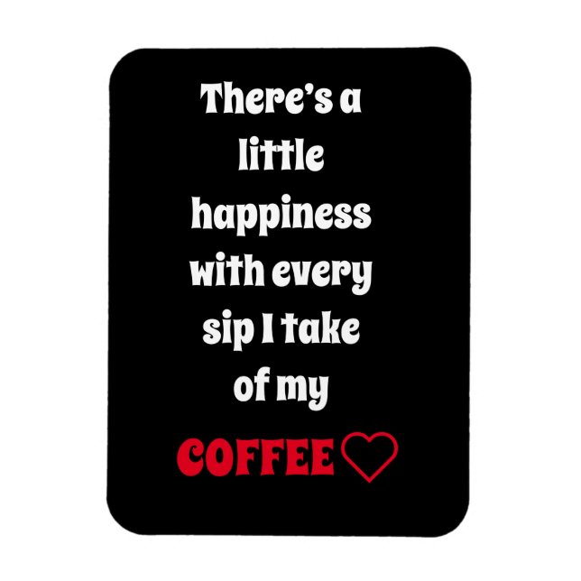 Magnet Flexible Aimant à dire du café (Vertical)