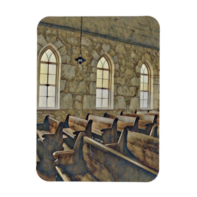 Magnet Flexible Aimant à mâcher d'église (Vertical)