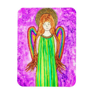 Magnet Flexible Aimant arc-en-ciel doux et coloré 3" x 4"