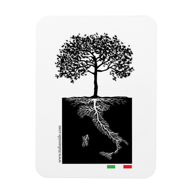 Magnet Flexible Aimant aux racines italiennes (Vertical)