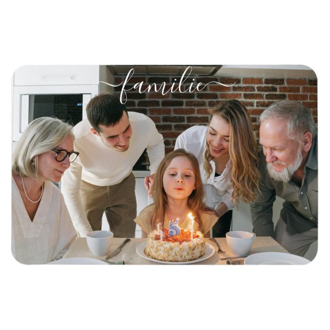 Magnet Flexible Aimant avec ses propres photos (Horizontal)