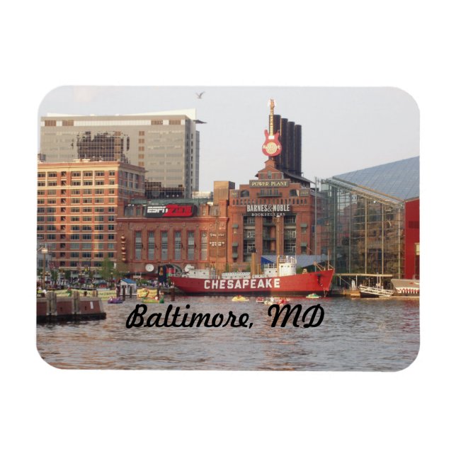 Magnet Flexible Aimant Baltimore personnalisable (Horizontal)