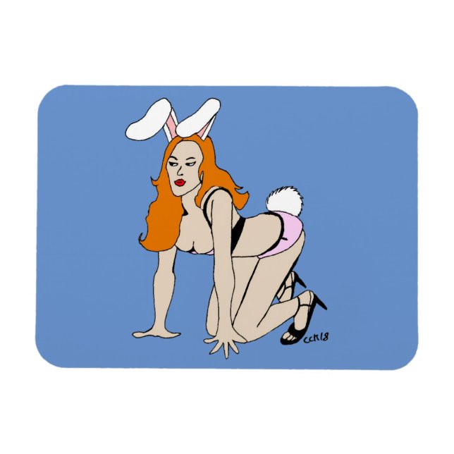 Magnet Flexible aimant bunnygirl (Horizontal)