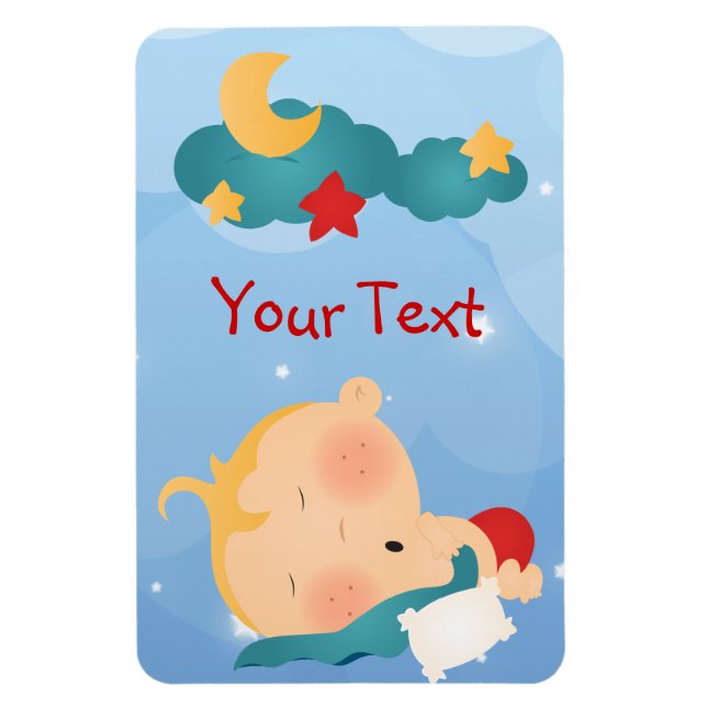 Magnet Flexible Aimant cadeau baby shower (Vertical)