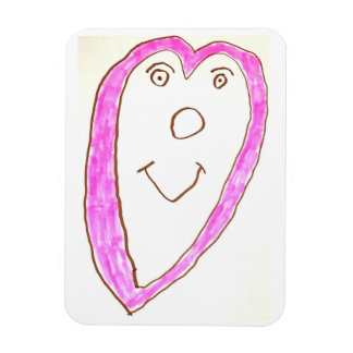 Magnet Flexible Aimant Coeur rose