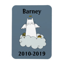 aimant commémoratif de chat animal