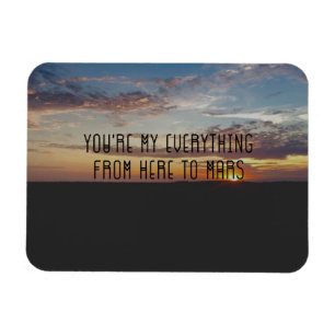 Magnet Flexible Aimant, coucher du soleil, Coheed et Cambria de