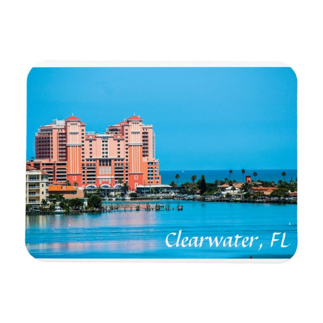 Magnet Flexible Aimant customisé Clearwater Florida (Horizontal)