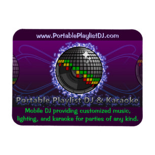 Magnet Flexible Aimant d'affaires du DJ