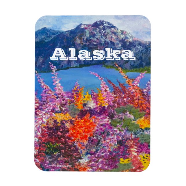 Magnet Flexible Aimant d'algue de l'Alaska (Vertical)