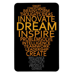 Magnet Flexible Aimant d'ampoule lumineuse inspirant