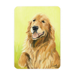 Magnet Flexible Aimant d'art de chien de golden retriever
