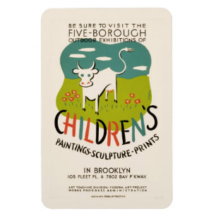 Magnet Flexible Aimant d'art vintage pour enfants