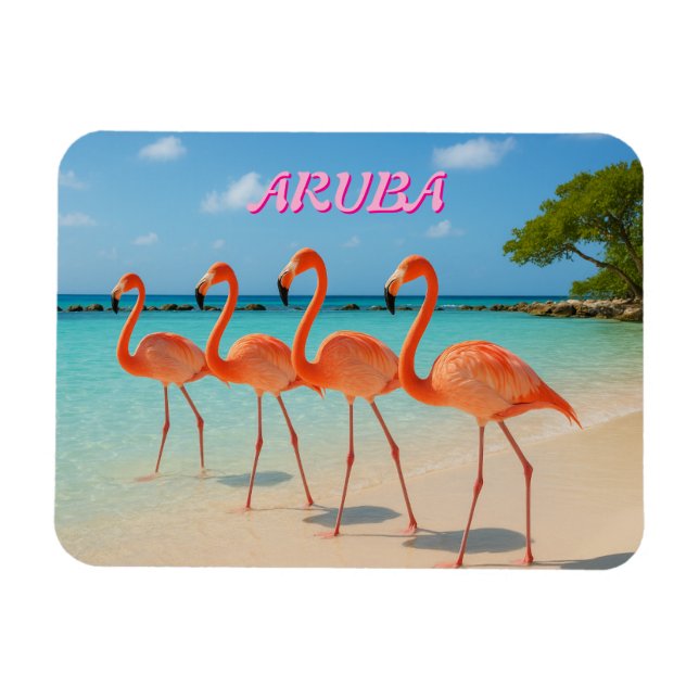 Magnet Flexible aimant d'Aruba (Horizontal)