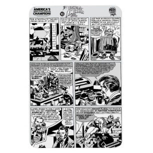Magnet Flexible Aimant de bande dessinée 'Fighting American'