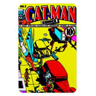 Magnet Flexible Aimant de bandes dessinées CAT-MAN des années 1940