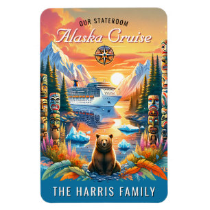 Magnet Flexible Aimant de cabine de bateau de croisière en Alaska