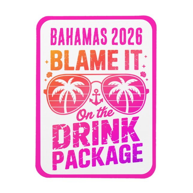 Magnet Flexible Aimant de cabine de croisière pour forfait boisson (Vertical)