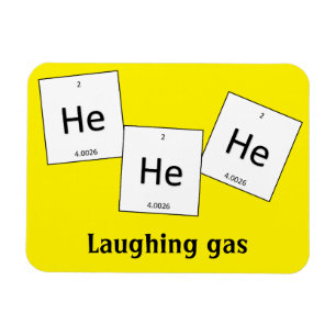 Magnet Flexible Aimant de calembour d'élément de gaz hilarant