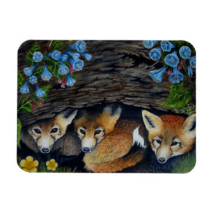 Magnet Flexible Aimant de chiots de Fox