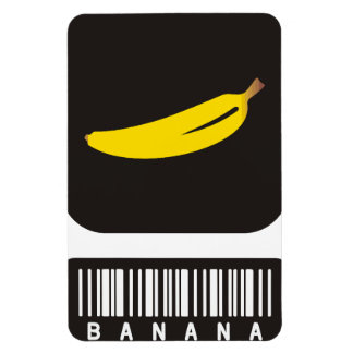 Magnet Flexible Aimant de code barres de banane