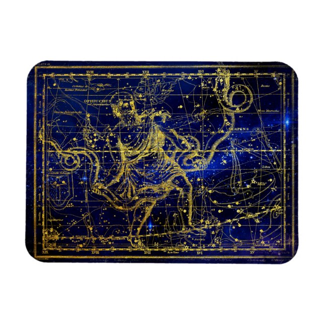 Magnet Flexible aimant de constellation de serpens (Horizontal)