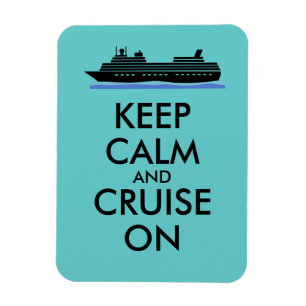 Magnet Flexible Aimant de croisière Conserver le calme et la crois