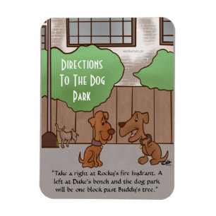 Magnet Flexible Aimant de direction de parc de chiens