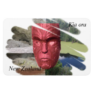 Magnet Flexible Aimant de Kia Ora Nouvelle Zélande