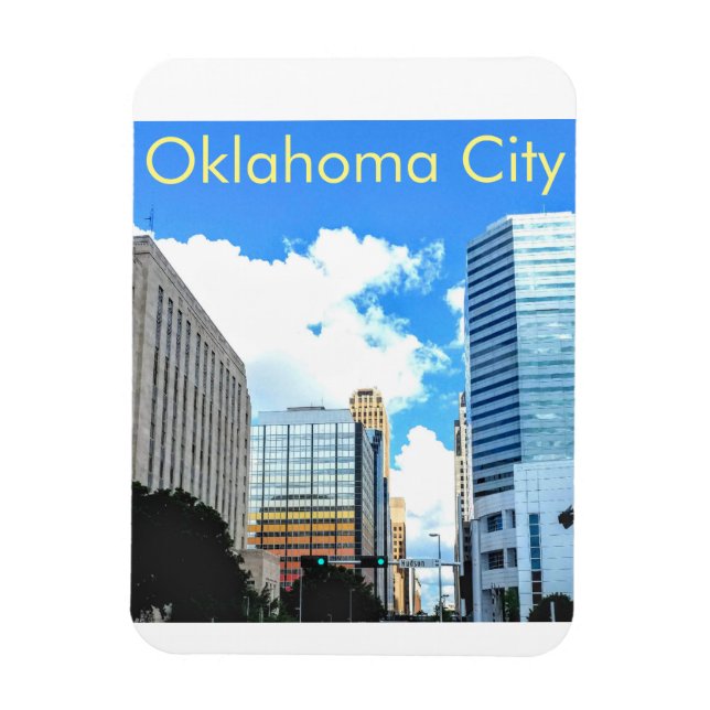 Magnet Flexible Aimant de la ville d'Oklahoma (Vertical)