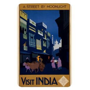 Magnet Flexible Aimant de l'affiche de voyage en Inde