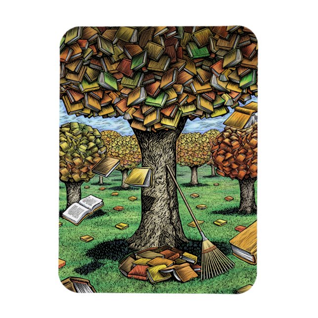 Magnet Flexible Aimant de l'arbre du livre (Vertical)