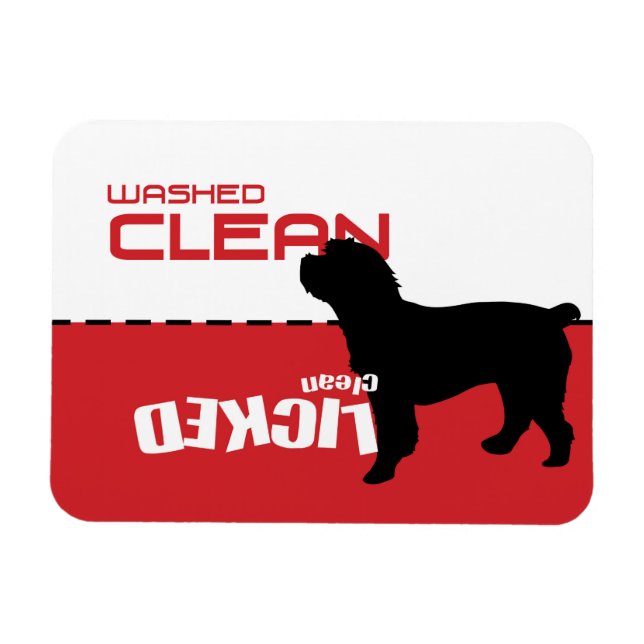 Magnet Flexible Aimant de lave-vaisselle de chien de Cockapo - Lai (Horizontal)