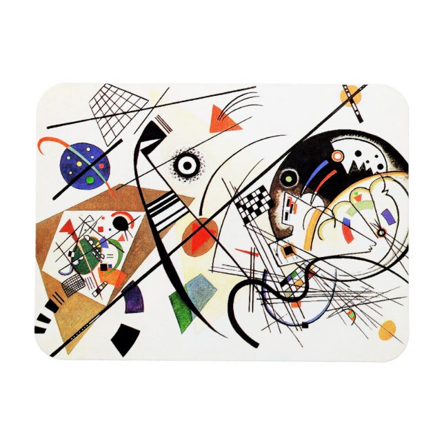 Magnet Flexible Aimant de ligne transversale Kandinsky (Horizontal)