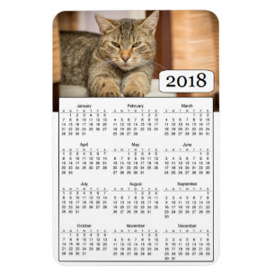 Magnet Flexible Aimant de photo de chat personnalisé 2018 par