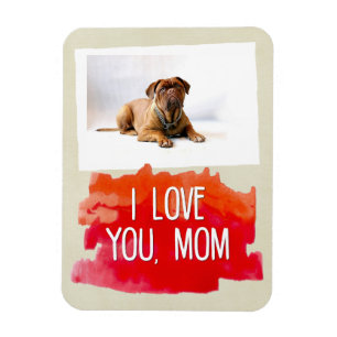 Magnet Flexible Aimant de photo de chien de maman de coutume je