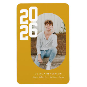 Magnet Flexible Aimant de photo flexible jaune à caractères gras p