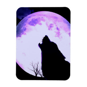 Magnet Flexible Aimant de prime d'hurlement de loup