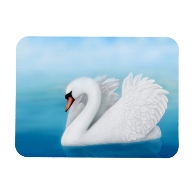 Magnet Flexible Aimant de qualité supérieure du cygne muet solitai (Horizontal)