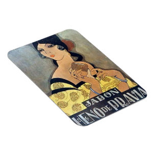 Magnet Flexible Aimant de Réfrigérateur Annonce Savons Vintage