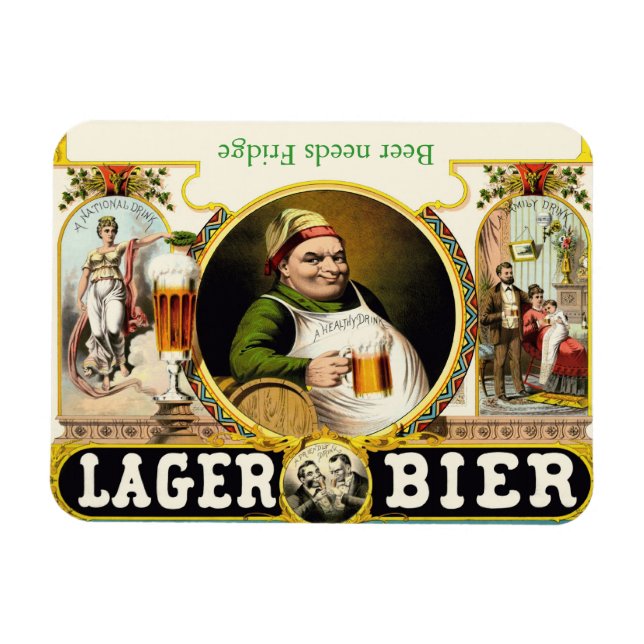 Magnet Flexible Aimant de réfrigérateur de bière (Horizontal)