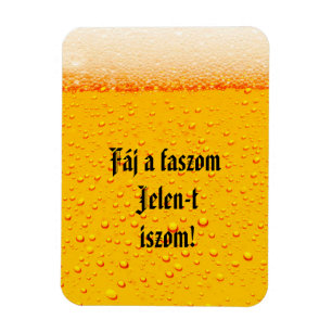 Magnet Flexible Aimant de réfrigérateur Je bois aussi du Présent !