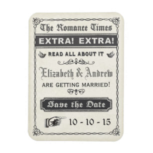 Magnet Flexible Aimant de sauvegarde de journal vintage