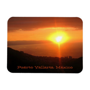 Magnet Flexible Aimant de souvenir de Puerto Vallarta, Mexique