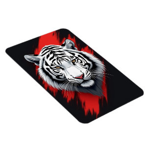 Magnet Flexible Aimant de tigre blanc