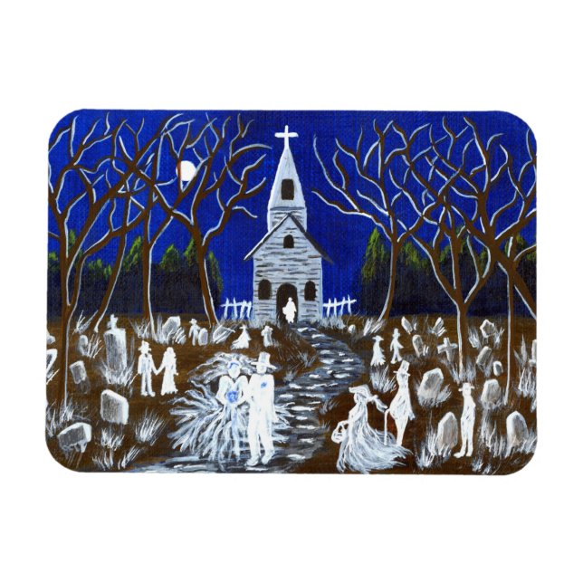 Magnet Flexible Aimant d'Halloween "Eternally Yours" (Horizontal)