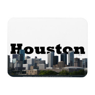 Magnet Flexible Aimant d'horizon de Houston TX avec Houston dans